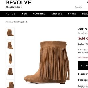 KOOLABURRA by UGG 10 Zarin Fringe wedge bootie